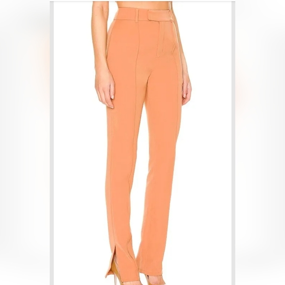 Revolve Lovers and Friends Women's XL Diana Trouser Pants Caramel 33X33 - Picture 2 of 6